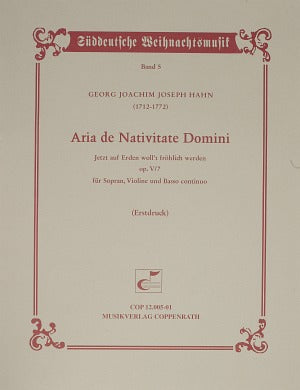 Aria de Nativitate Domini, op. V/7 [score]
