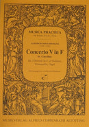 Concerto V in F (Score)