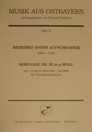 Serenade Nr. III in g-Moll [score]