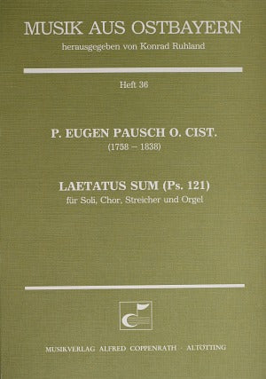 Laetatus sum (Score)