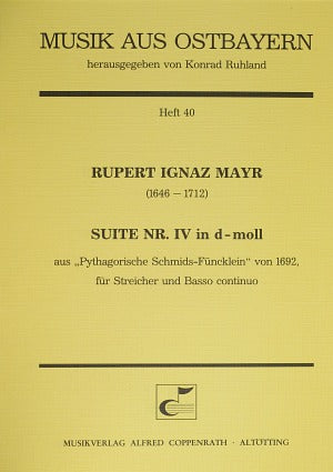 Suite Nr. IV in d-Moll (Score)