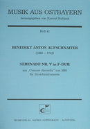 Serenade Nr. V in F-Dur (Score)
