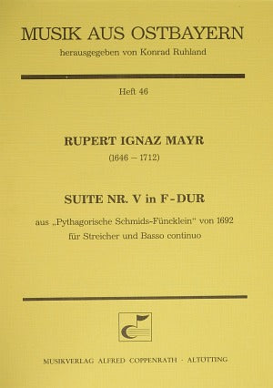 Suite Nr. V in F-Dur (Score)