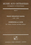 Symphonia in G-Dur (Score)