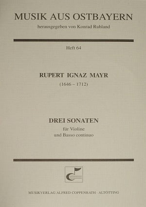 Drei Sonaten (Score)