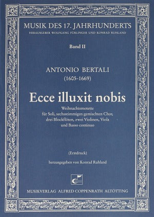 Ecce illuxit nobis [score]