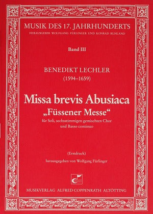 Missa brevis Abusiaca [score]