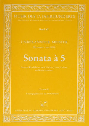 Sonata à 5 (Score)