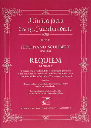 Requiem in g (Score)