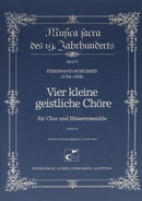 Vier kleine geistliche Chöre (Score)
