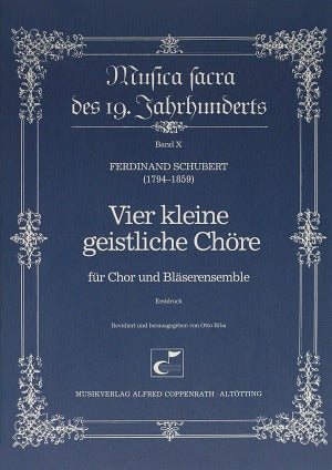 Vier kleine geistliche Chöre (Score)