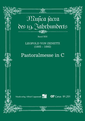 Pastoralmesse in C [score]