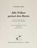 Alle Völker preiset den Herrn (Score)