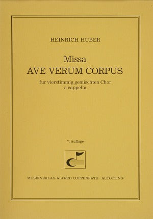 Missa Ave verum corpus [score]