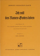 Ich will den Namen Gottes loben, BWV 142 (Score)