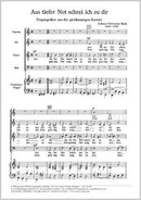 Aus tiefer Not schrei ich zu dir, BWV 38