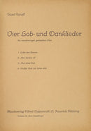 Kraft, 4 Lob- und Danklieder