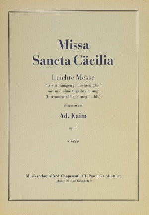 Missa Sancta Cäcilia