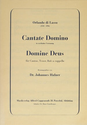 Cantate Domino + Domine Deus
