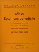Missa Ecce nunc benedicite