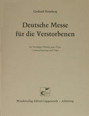 Deutsche Messe für die Verstorbenen (Score)