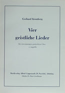 Vier geistliche Lieder (Coro SATB)
