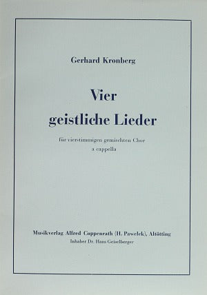 Vier geistliche Lieder (Coro SATB)