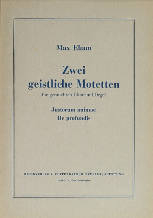 Eham, Zwei geistliche Motetten (Score)