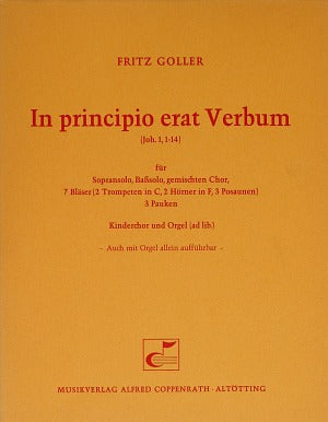 In principio erat Verbum (Score)