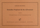 Deutsches Proprium für die Adventszeit (SSA, full score)