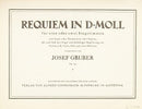 Requiem in d-Moll, op. 148 (Score)