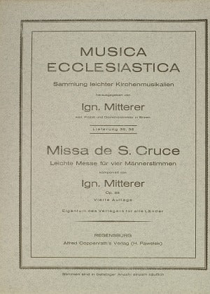 Missa de S. Cruce, op. 33 [score]