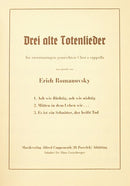 Drei alte Totenlieder