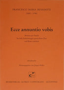 Ecce annuntio vobis (Score)