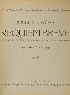 Requiem breve (Score)