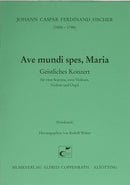 Ave mundi spes, Maria (Score)