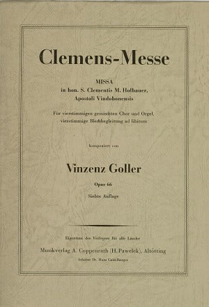 Missa in honorem St. Clementis, op. 66