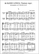 Goller, 16 Pange lingua (tantum ergo) (Score)