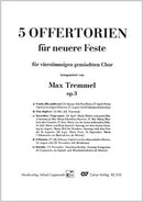 Tremmel, 5 Offertorien für neue Feste