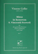Missa in honorem Sancti Vincentii Ferrerii, op. 7 (Score)