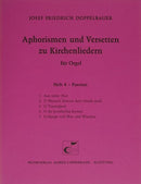 Aphorismen und Versetten zu Kirchenliedern Book 4: Passion