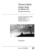 Frieden fängt im Kleinen an（合唱楽譜）