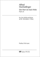 Der Herr ist mein Hirte (SATB、ピアノ伴奏）