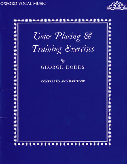 Voice placing and training exercises [Low voice (contralto or baritone)]