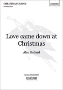 Love came down at Christmas