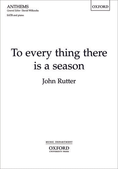 To every thing there is a season