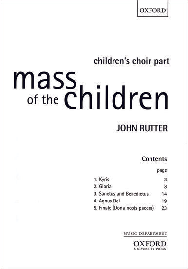 Mass of the Children [Children's choir part]