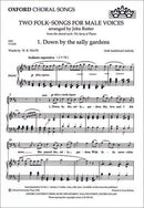 Two folk-songs for male voices from The Sprig of Thyme