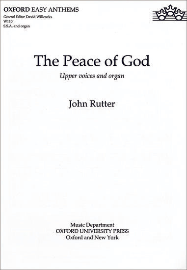 The Peace of God [SSA]