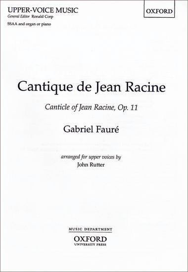 Cantique de Jean Racine (SSAA)